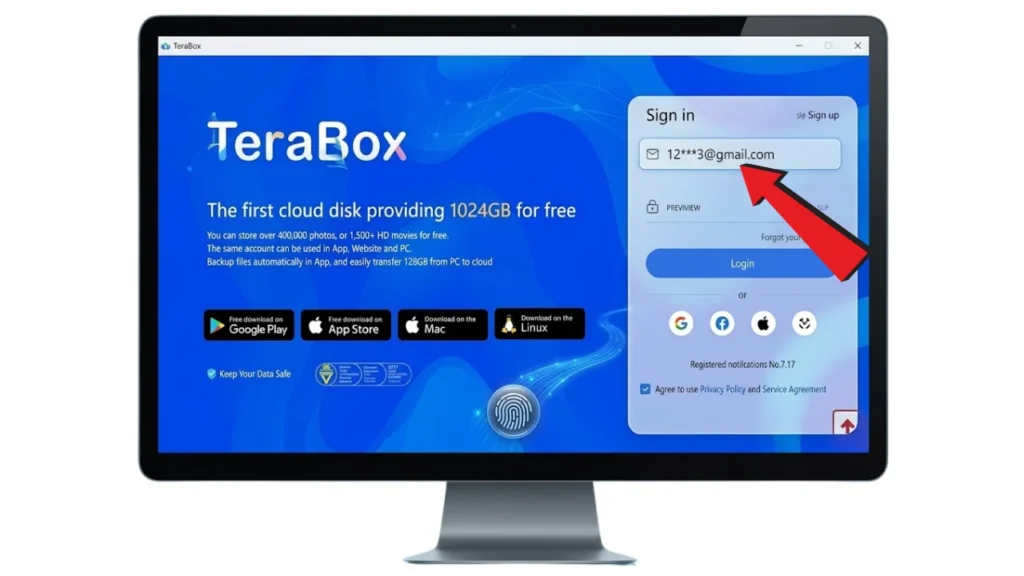 TeraBox New Version Installation in Progress on Windows PC